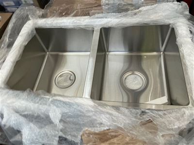 Seima KUBIC 726 Blade Double Bowl Sink -Stainless Steel- , No Fittings Thumbnail