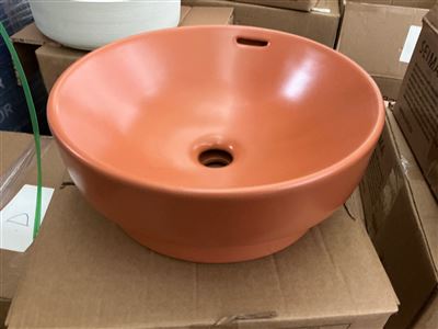 Seima OBELLO 371 Basin Inset, round, OF Terracotta, Sold Per Each, RRP $400 Thumbnail