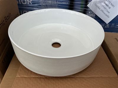 Seima ARKO 355 Basin White, Textured 0T, NOF, Sold Per Each, RRP $580 Thumbnail