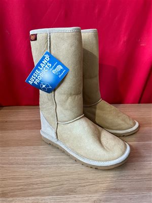 UGG Boots - Aust Size 4 USA Mens 5 USA Ladies 6, Long Pullons,Sand Colour, Sold Per Each Thumbnail