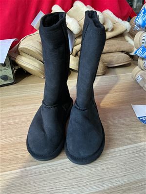 UGG Boots - Aust Size 4 USA Mens 5 USA Ladies 6, Long Pullons,Black Colour, Sold Per Each Thumbnail
