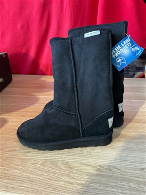 UGG Boots - Aust Size 4 USA Mens 5 USA Ladies 6, Long Pullons,Black  Colour, Sold Per Each Thumbnail
