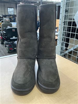 AussieLand UGG Pull On Leather Upper, Synthetic Sole , Brown, EUR37, ENG3, 23cm Thumbnail