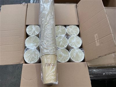 Coffee Cups - 16 Oz. Single Wall PLA Paper Hot Cup - Carton of 1000 Pcs . Thumbnail