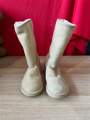 UGG Boots, Aussie Land, Long Pullons,Sand Colour, Size 7, Sold Per Each Thumbnail