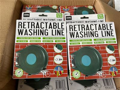 Retractable Washing Line 12 Metre - Quantity of 12 Thumbnail