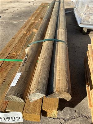 80 dia, CCA Treated Pine, Precision Split Post, 4 pcs @ 2.4 M, 4 pcs Total Pk 854677 Thumbnail