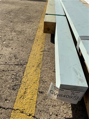 112 x 112, Primed and Painted LOSP Treated Pine,1@ 1.8 M & 1 @3.6 M  PK# GW640973 Thumbnail