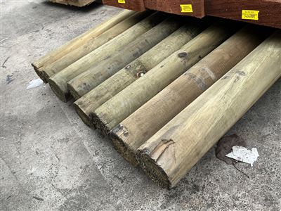 80 dia x 3.0 M, Tan-E Green Pine, Precision Post, 8 pcs Total Pk 872033 Thumbnail