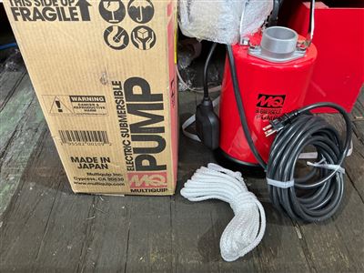 Submersible Water Pump Multiquip st2037F 50mm / 2 Inch Outlet,  Note - 115 Volt Thumbnail
