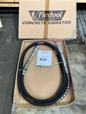 Flextool Flexshaft Concrete Vibrator - 60mm x 6m Rubber Tip Thumbnail