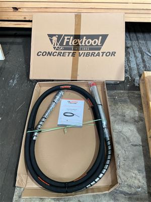 Flextool Flexshaft Concrete Vibrator 60mm x 6m Rubber Tip Thumbnail