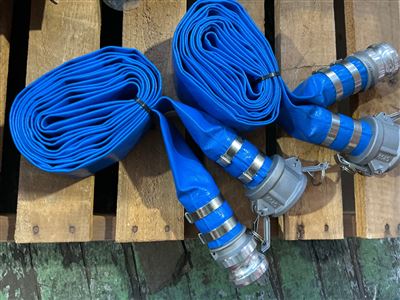 Lay  Flat Hose Kits with Couplings and Joiners Size Quantity of 2 @  2 “ Thumbnail