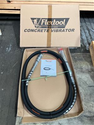 Flextool Flexshaft Concrete Vibrator 60mm x 6m Rubber Tip Thumbnail