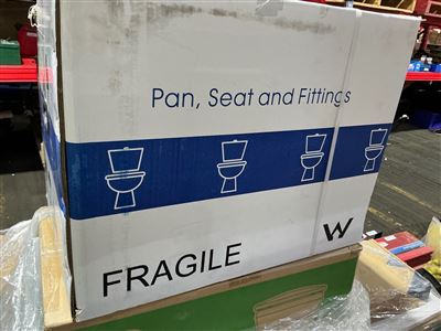 Argent - Grace Wall Faced Pedestal Pan S-Trap Sc Seat. RRP  - $679 - Some Box Damaged Thumbnail