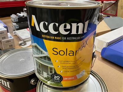 Accent Solar Max - Low Sheen White  -  4 Litre Thumbnail