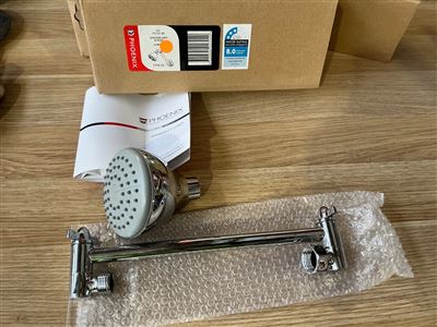Shower Rose and Arm - Chrome Thumbnail