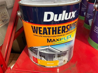 Dulux Weather Shield -Gloss - True Red   - 4 Litre Thumbnail
