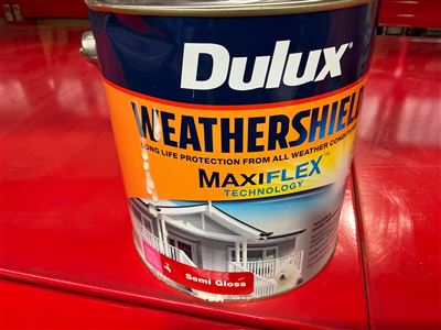 Dulux Weather Shield -Semi Gloss - Extra Bright Tint Base - 4 Litre Thumbnail