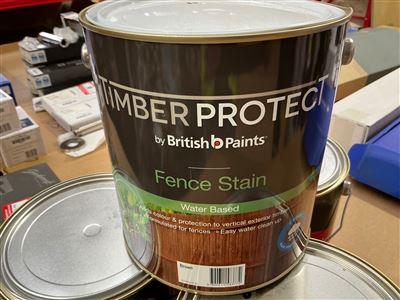 Timber Protect - Fence Stain - Water Based - Brown 4 Litre Thumbnail