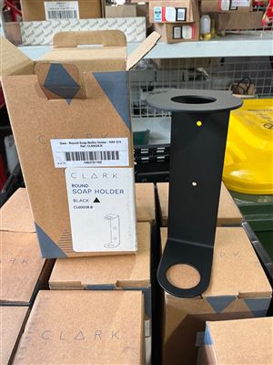 Round Soap Bottle Holder - Black - Sold Per Each Thumbnail