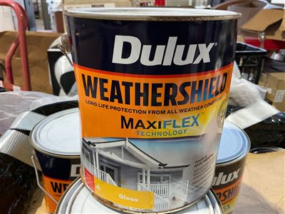 Dulux Weather Shield -Gloss - True Red - 4 Litre Thumbnail