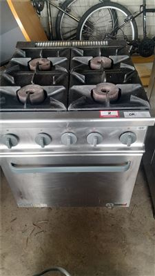 Fagor Stainless Steel Gas Range 4 Burner with Gas Oven -Model 700 Series CG-741 DR ( Collect From Port Lincoln Campus) Thumbnail