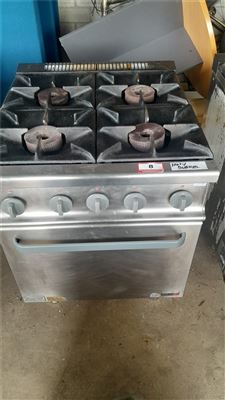 Stainless Gas Range 4 Burner with Gas Oven Fagor 700 Series CG-741 ( Collect From Port Lincoln Campus) Thumbnail