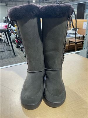 AussieLand UGG Pull On with Side Laces, Chocolate, EUR36, ENG3, 23cm Thumbnail