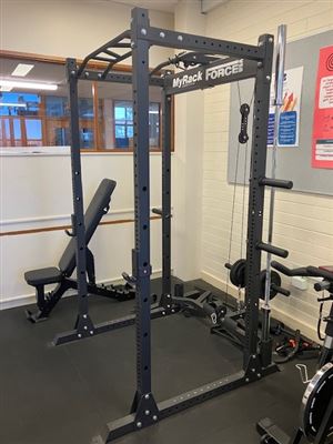 Myrack, Power Rack with Adjustable Seat and Olympic Bar, Force USA Thumbnail