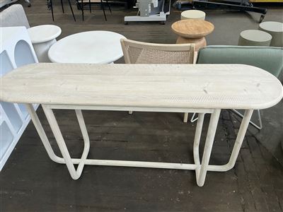 Hall Table, Whitewashed Timber 1600 x 800 Thumbnail