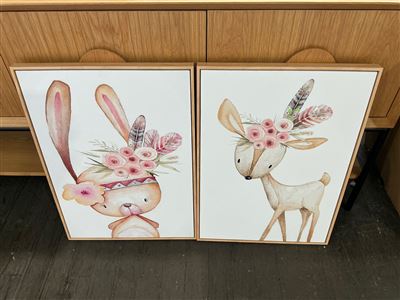 Pictures, Quantity of 2, 500 x 700mm Each Thumbnail