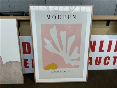 Large Print, Modern Papiers De’Coupe’S, 1000 x 1400mm Thumbnail