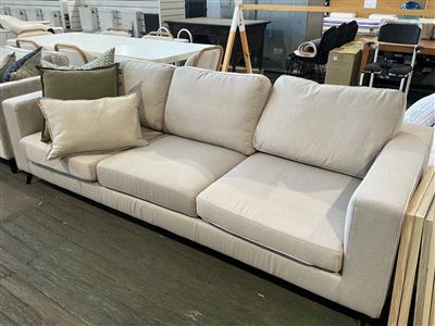 Calligaris Fabric Lounge 3 Seater, 2480 x 970, with 3 Cushions Thumbnail