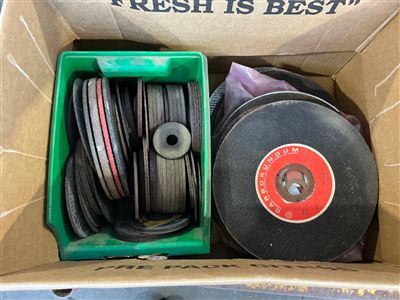 Box of Assorted Size Grinding and Cut Off Wheels Thumbnail