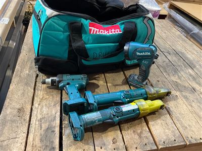Makita Tool Carry  Bag, with 12 Volt &  18 V Cordless Tools and Torch No Battery Thumbnail
