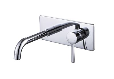 Chrome Wall Mount Basin or Bathtub Mixer Set Thumbnail