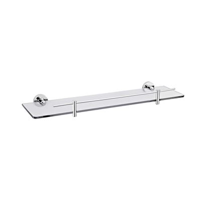Chrome Glass Shelf 500mm Thumbnail