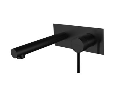 Matte Black Wall Mount Basin/Bathtub Mixer Set Thumbnail