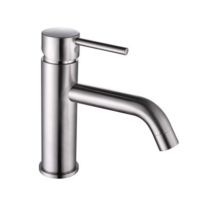 Brushed Nickel Basin Mixer Tap Thumbnail