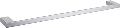 Chrome 60cm Single Towel Rail Brass Construction Thumbnail