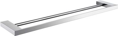 Chrome 60cm Double Towel Rail Thumbnail