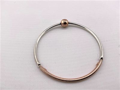 Sterling Silver Bracelet Stamped Pandora Thumbnail