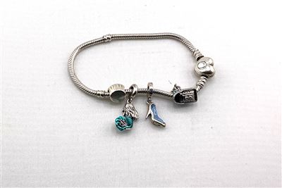 Silver Charm Bracelet Thumbnail