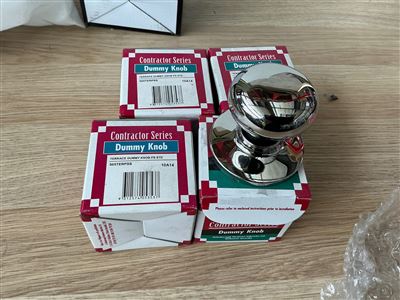 Asstd. Door Furniture -Plus  Terrace Knob  - Dummy x 4 - Sold As Is Thumbnail