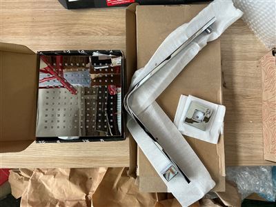 BT Sutton Shower Head and Arm, Chrome. Thumbnail