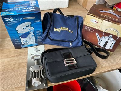 Water Floss, Whistling Kettle, Corkscrew and Toiletry Bag Thumbnail