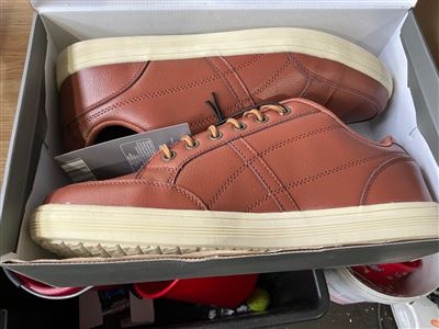 Shoes TAN Leather Upper -Size 11 Thumbnail