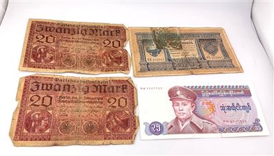 Bank Notes x 4 Thumbnail