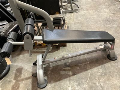 Adjustable Decline Bench with Twin Leg Roller Restraint, Grey Frame Thumbnail